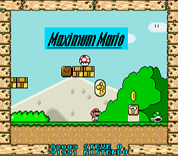 Maximum Mario Quest Demo V0147 (SMW1 Hack)